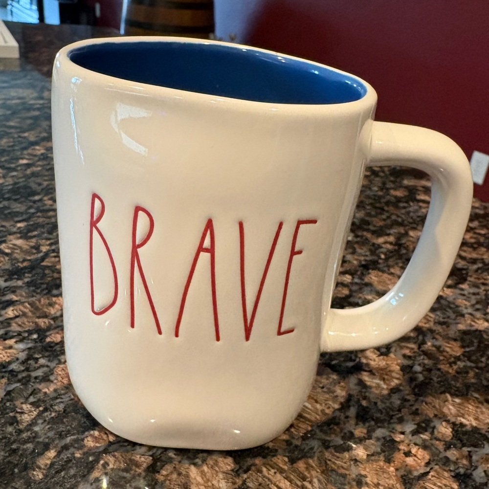 Rae Dunn BRAVE Mug